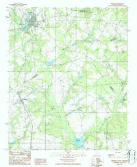 Swansea 1986 topographic map thumbnail