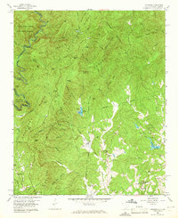 Tamassee 1959 topographic map thumbnail