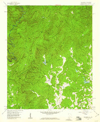 Tamassee 1959 topographic map thumbnail