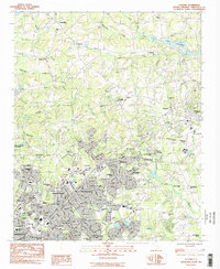 Taylors 1983 topographic map thumbnail