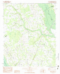 Tearcoat Branch 1983 topographic map thumbnail