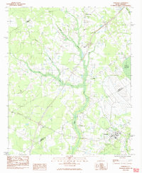 Turbeville 1983 topographic map thumbnail
