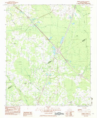 Wadboo Swamp 1982 topographic map thumbnail
