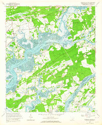 Wadmalaw Island 1960 topographic map thumbnail
