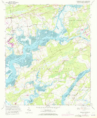Wadmalaw Island 1960 topographic map thumbnail