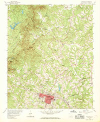 Walhalla 1959 topographic map thumbnail