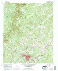 Walhalla 1959 topographic map thumbnail
