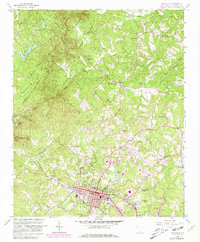 Walhalla 1959 topographic map thumbnail