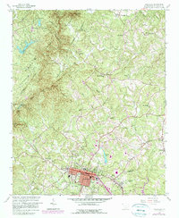 Walhalla 1959 topographic map thumbnail