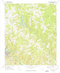 Ware Shoals East 1971 topographic map thumbnail