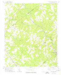 Ware Shoals West 1971 topographic map thumbnail