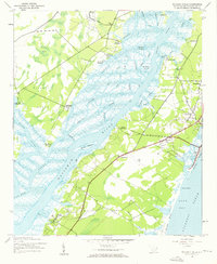 Waverly Mills 1942 topographic map thumbnail