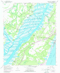 Waverly Mills 1942 topographic map thumbnail