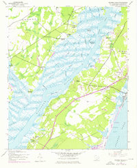 Waverly Mills 1942 topographic map thumbnail