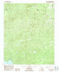 White Oak Creek 1988 topographic map thumbnail