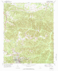 Winnsboro 1969 topographic map thumbnail
