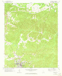Winnsboro 1969 topographic map thumbnail