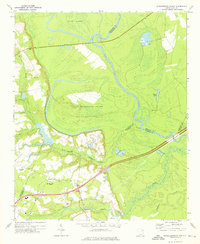 Witherspoon Island 1972 topographic map thumbnail