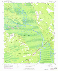 Yauhannah 1943 topographic map thumbnail
