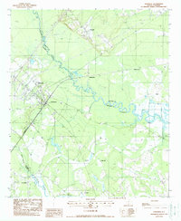 Yemassee 1988 topographic map thumbnail