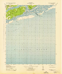 Little River 1943 topographic map thumbnail
