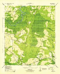 Olin 1943 topographic map thumbnail