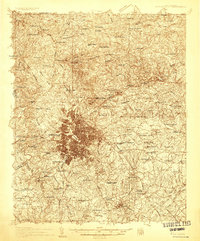 Greenville 1935 topographic map thumbnail