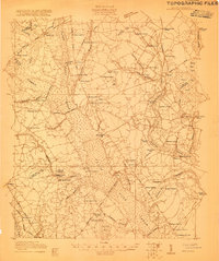 Mayesville 1920 topographic map thumbnail