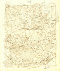 Nixonville 1937 topographic map thumbnail