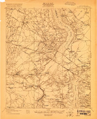 Ridgeville 1919 topographic map thumbnail