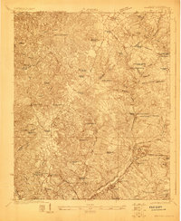 Warrenville 1923 topographic map thumbnail