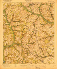 Allendale 1919 topographic map thumbnail