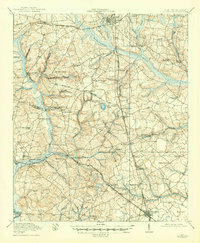 Allendale 1919 topographic map thumbnail