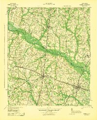 Bamberg 1943 topographic map thumbnail