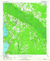 Bonneau 1943 topographic map thumbnail