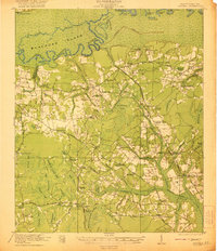 Chicora 1921 topographic map thumbnail