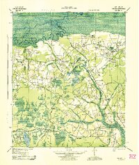 Chicora 1943 topographic map thumbnail