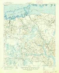 Chicora 1921 topographic map thumbnail