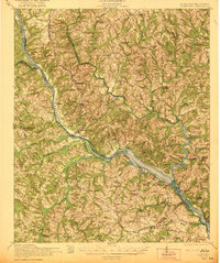 Clarks Hill 1921 topographic map thumbnail