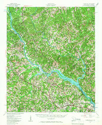 Clarks Hill 1941 topographic map thumbnail