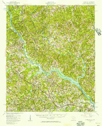 Clarks Hill 1941 topographic map thumbnail