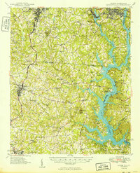Clover 1949 topographic map thumbnail