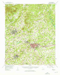 Easley 1957 topographic map thumbnail