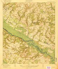 Ellenton 1921 topographic map thumbnail