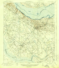Eutawville 1921 topographic map thumbnail