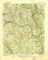 Florence East 1945 topographic map thumbnail