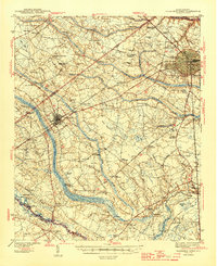 Florence West 1945 topographic map thumbnail