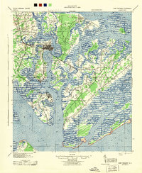 Fort Fremont 1944 topographic map thumbnail
