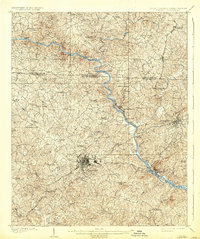 Gaffney 1909 topographic map thumbnail