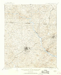 Gaffney 1909 topographic map thumbnail